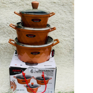 Es DZ 5113 6pcs aluminium pot