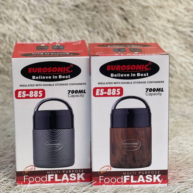 ES 885 700ML FOOD FLASK GREY