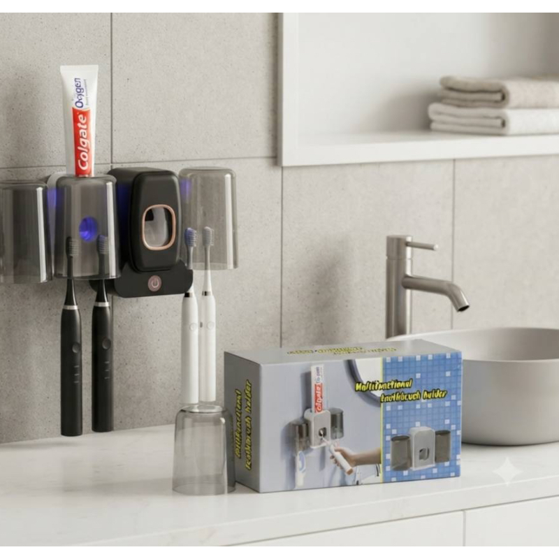 MULTIFUNCTIONAL TOOTHBRUSH HOLDER JX-202