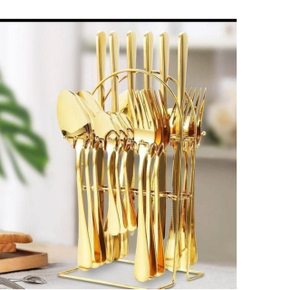 cutlery gold stand SX 9019