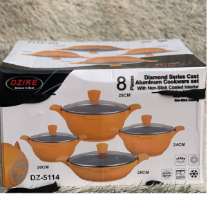ES DZ 5114 8pcs aluminium pot