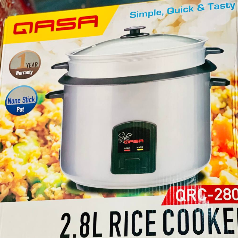 QASA RICE COOKER 2.8L