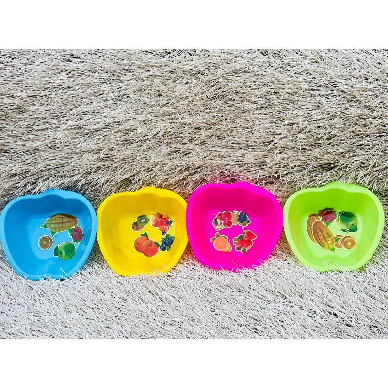 APPLE SHAPE PLATE 2014 DOZEN