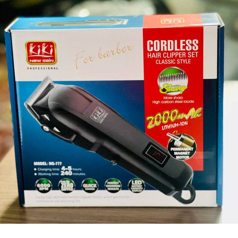 KIKI  RECHARGEABLE CLIPPER DIGITAL  777/ 888B