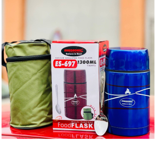 es 697 1.3l food flask with bag