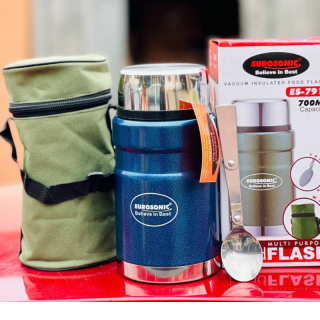 es 791 700ml color food flask with bag