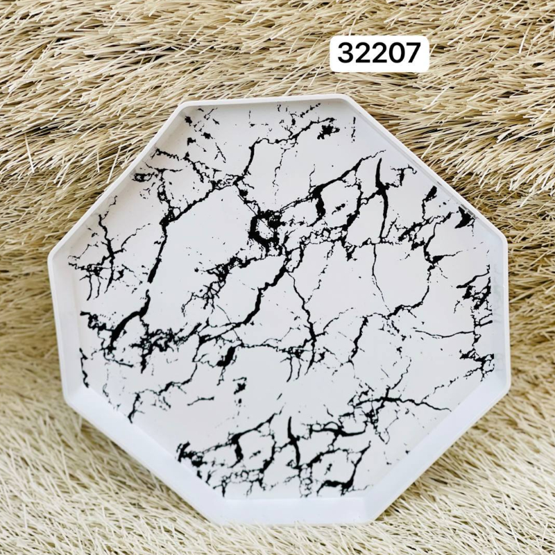 TRAY WHITE JCA 32207 OCTAGON SHAPE
