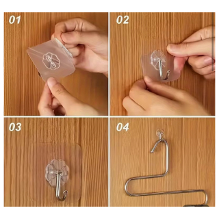 happy 1pc transparent hook