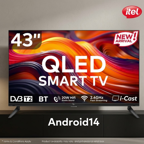 Itel smart tv 43 inches L4360N qled