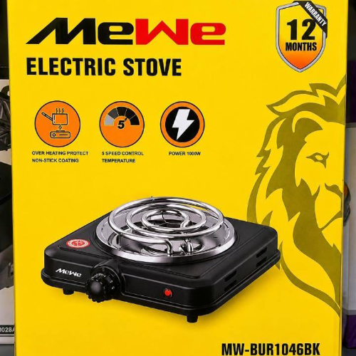 Mewe 1 burner ring hotplate MW-BUR1046BK