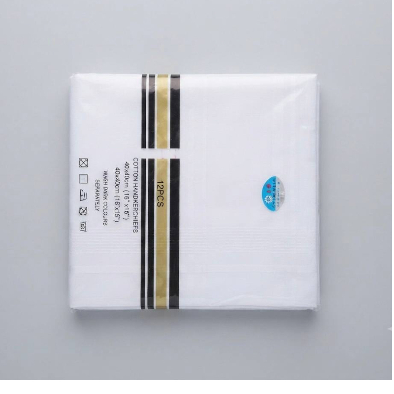 WHITE COTTON HANDKERCHIEFS