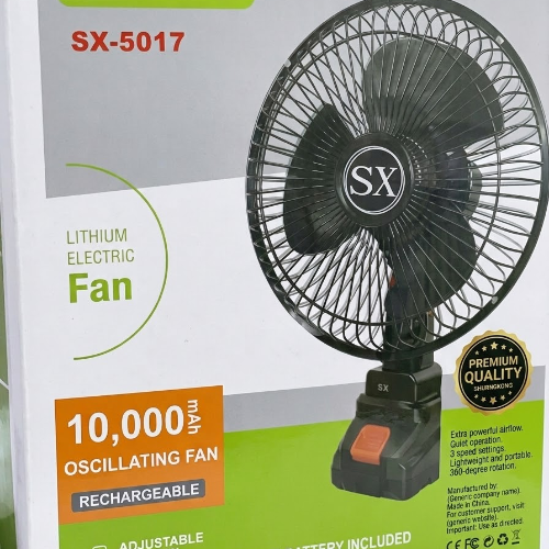 Amaze Sx 5017 lithium electric fan 1 battery pack