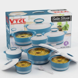 Vtcl satin silver set 4