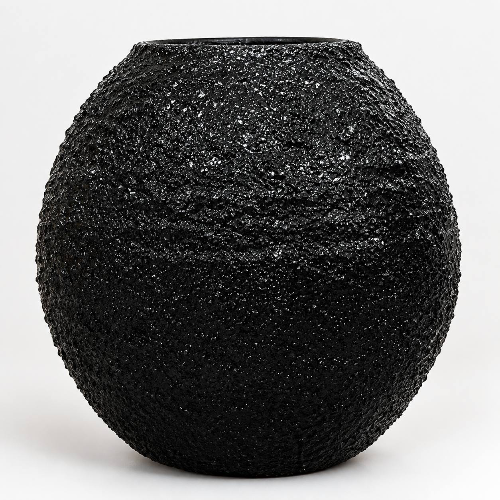 Rough body vase short