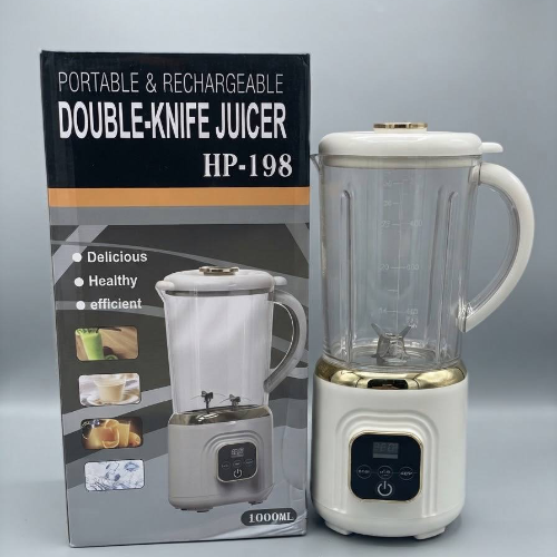 Double knife rechargeable blender Hp-198