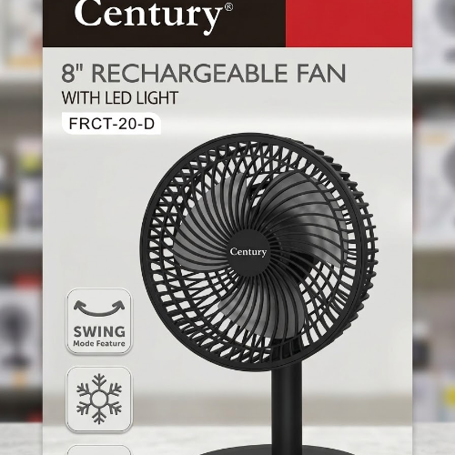 Century rechargeable table fan FRCT-20D