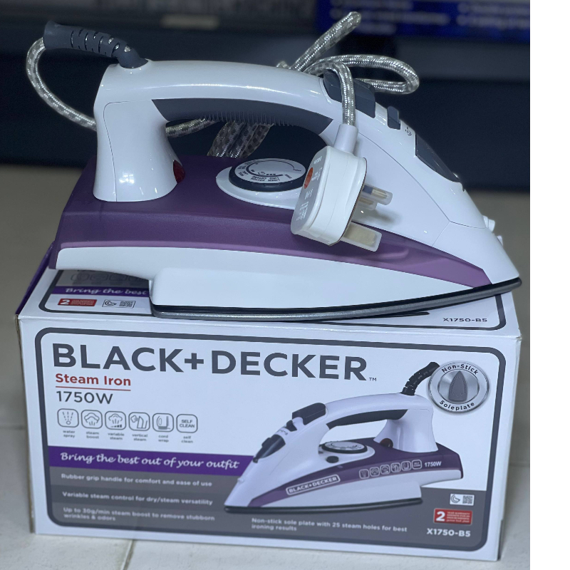 BLACK DECKER STEAM IRON X1750-B5 1750W