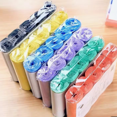 Garbage bags coloured