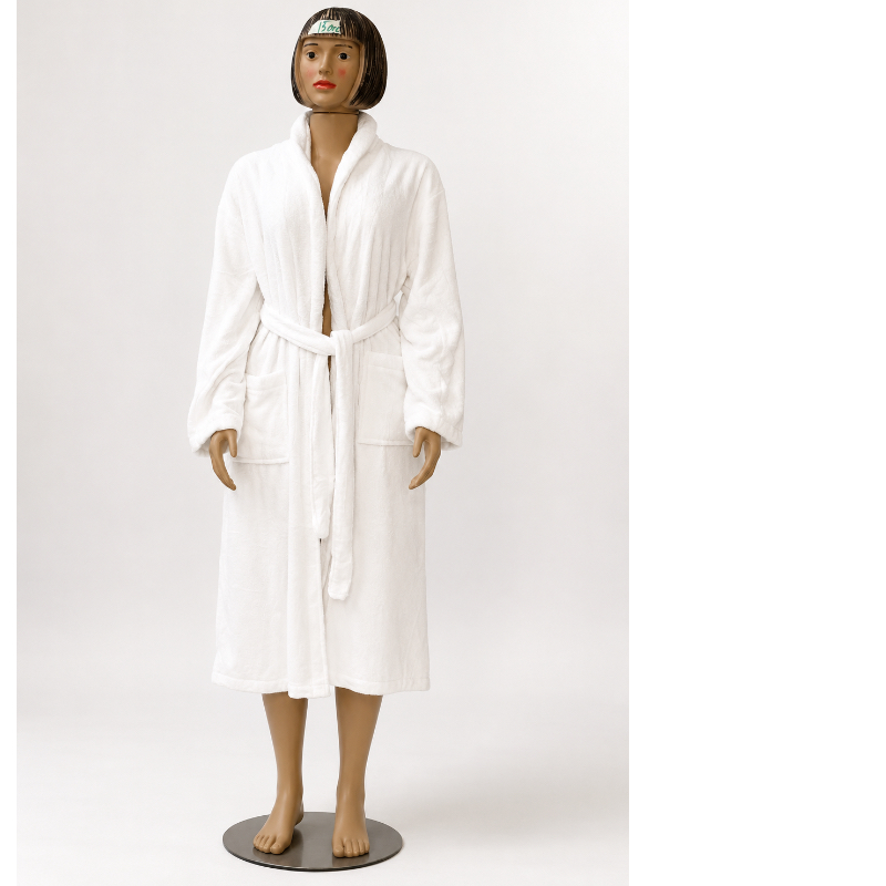 BATHROOM ROBE WHITE