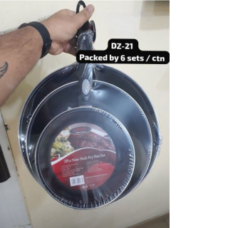 ES DZ 21 3pcs non stick frypan