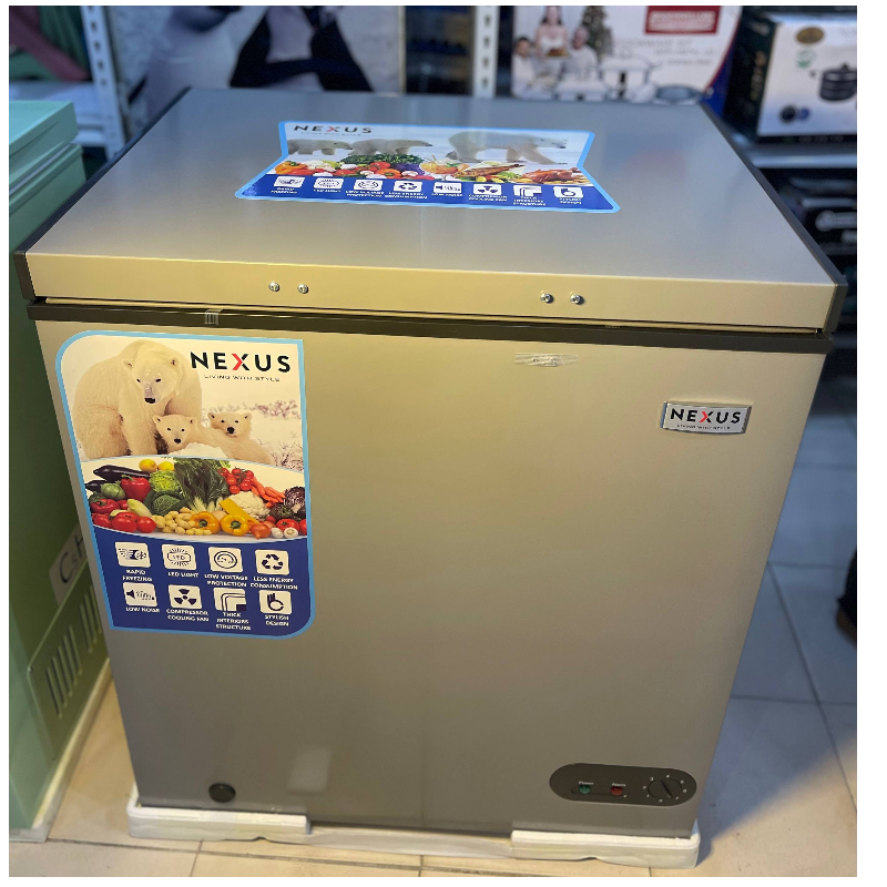 NEXUS CHEST FREEZER SILVER NX-160HCE