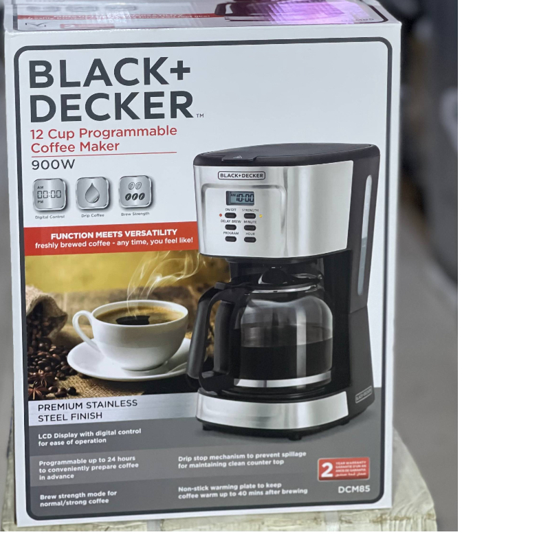 BLACK DECKER COFFEE MAKER DCM85-B5