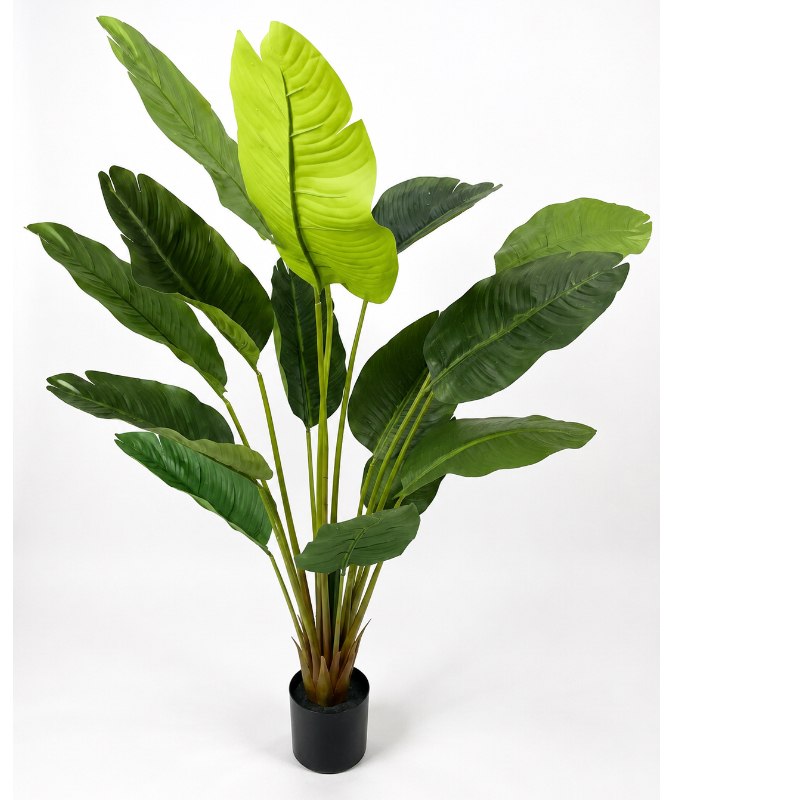 UB ARTIFICIAL BANANA TREE WITH BLACK POT