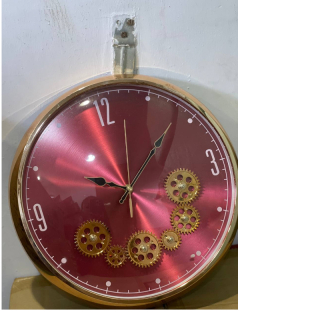 Luxury colorful wheel wall clock