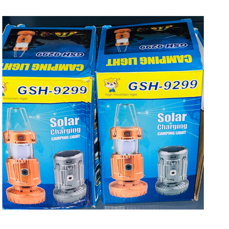 SOLAR CHARGING CAMPING LIGHT GSH-9299 SMALL
