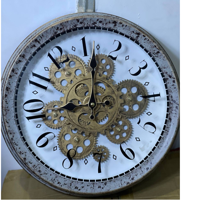 VINTAGE WHEEL WALL CLOCK SMALL