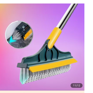 Brush and glass cleaner