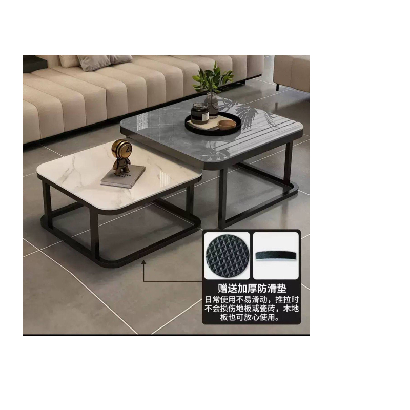 MARBLE SQUARE TABLE 2 IN 1 [TC 068]