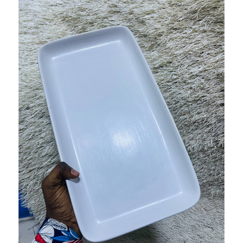 HAPPY 14CM FISH PLATE RECTANGLE