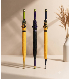 Cylindrical handle umbrella