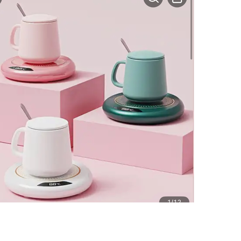 ELECTRIC COFFEE CUP AND SAUCER