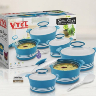 Vtcl satin silver set 3