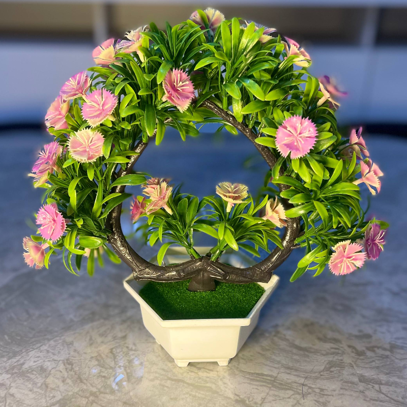 MINI WHITE HEXAGON HEART SHAPED FLOWER VASE