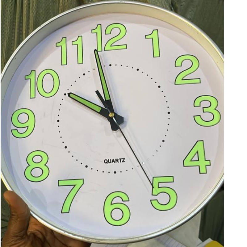 GLOW IN THE DARK WALL CLOCK