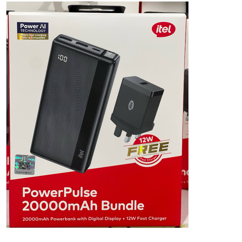 ITEL POWER BANK 20000MAH BUNDLE B1160