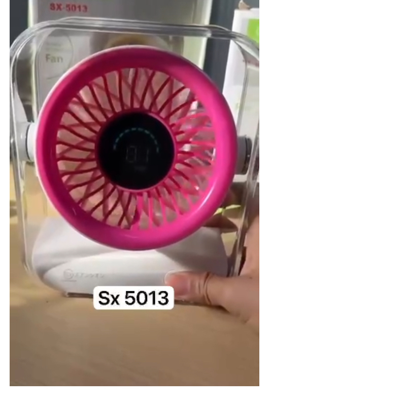 AMAZE SX-5013 PORTABLE RECHARGEABLE FAN 4800MAH